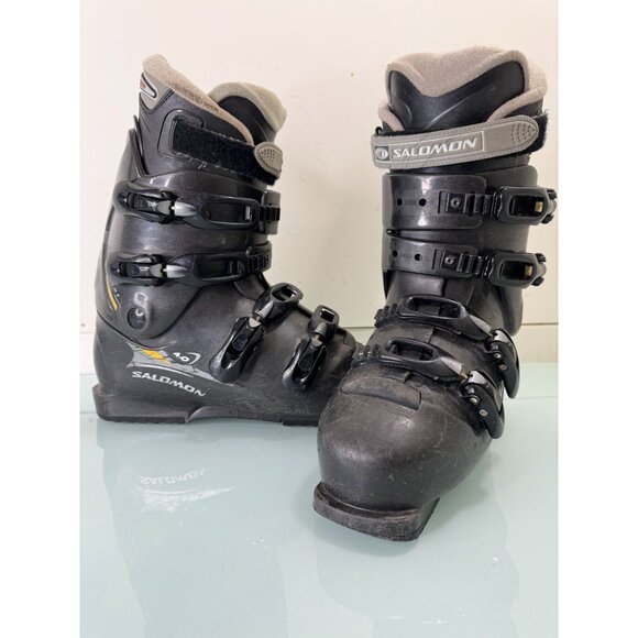 Salomon Performa 4.0 Ski Boots Woman’s 10 Thermic 27.0 Gray 42 2/3 - Picture 1 of 15